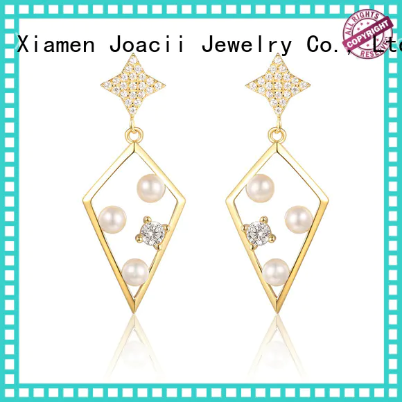 Joacii diamond drop earrings manufacturer for gifts