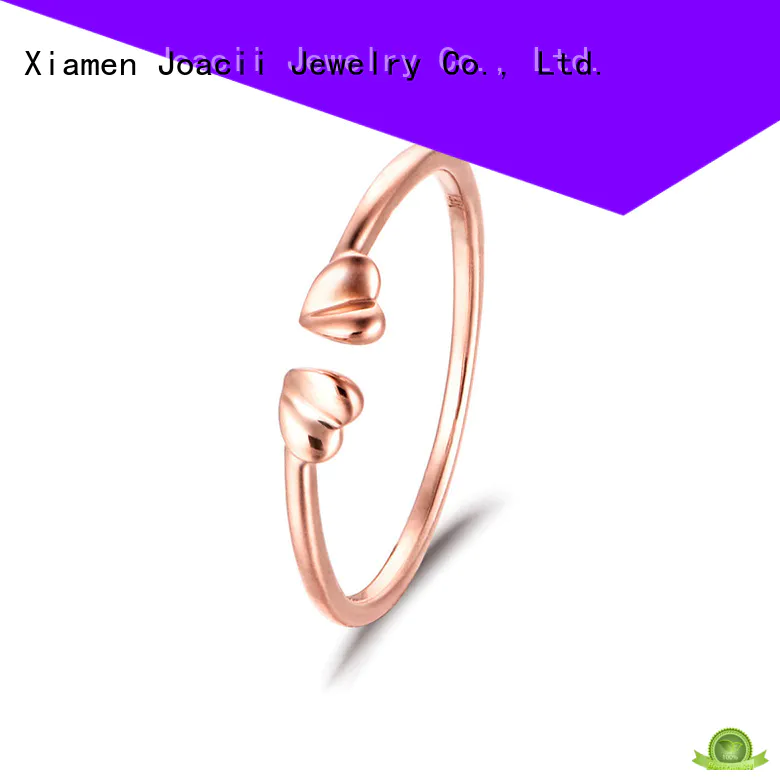 Joacii beautiful white gold wedding rings supplier for party