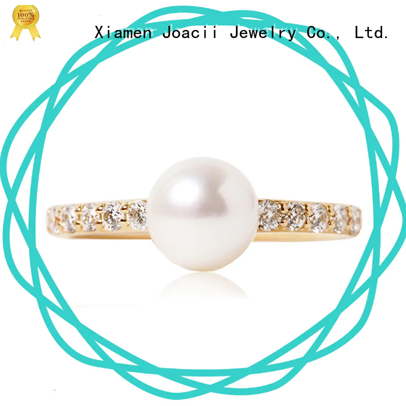 Joacii pearl engagement rings manufacturer for women