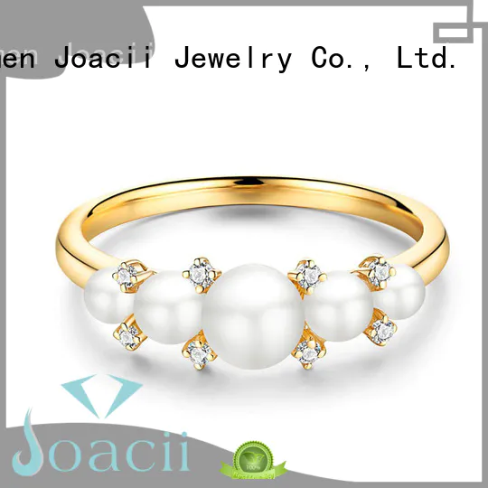 Joacii elegant pearl engagement rings supplier for wife