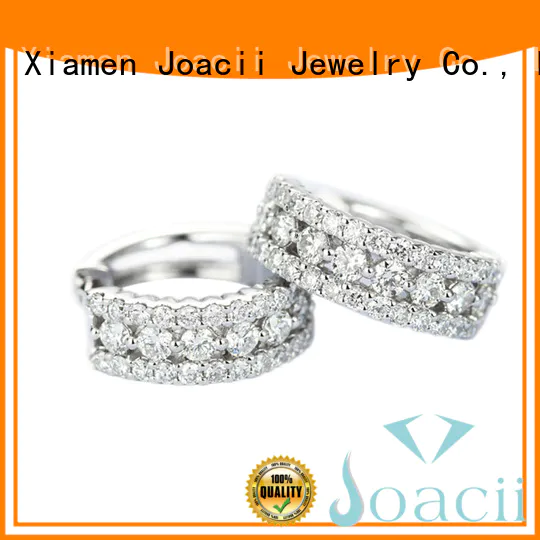 Joacii white gold earrings manufacturer for wife