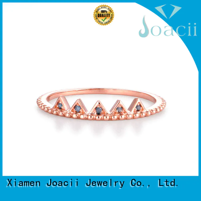 Joacii blue diamond ring supplier for party