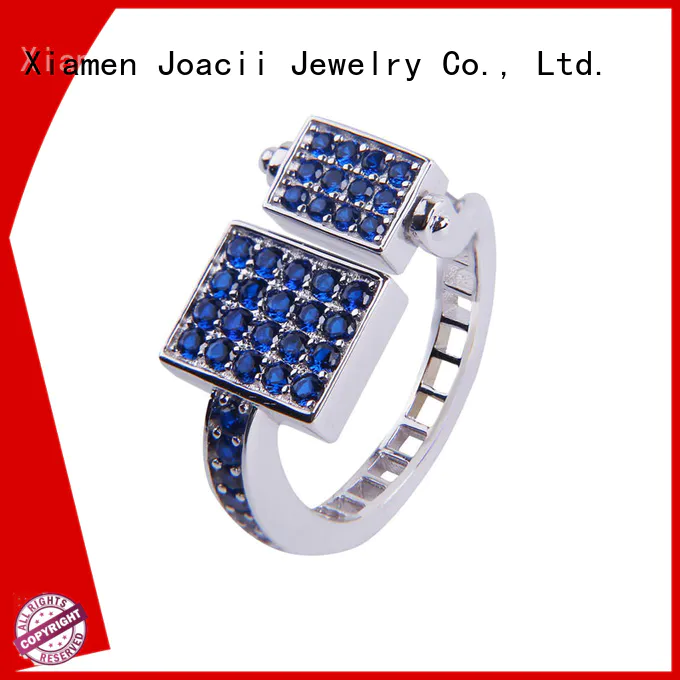 quality blue diamond ring promotion for girlfriend