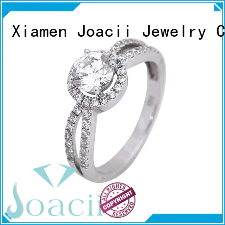 Joacii hot selling blue diamond ring manufacturer for girlfriend