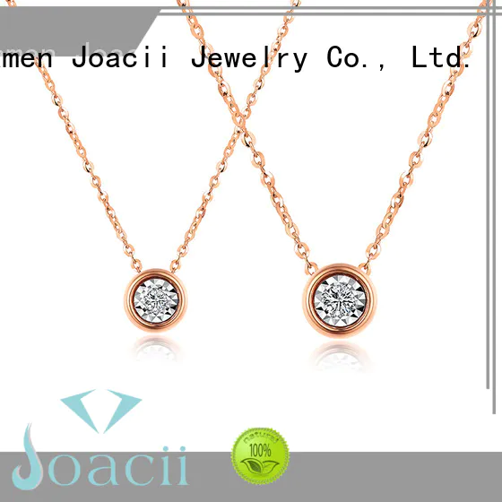 beautiful white gold diamond necklace factory for lady