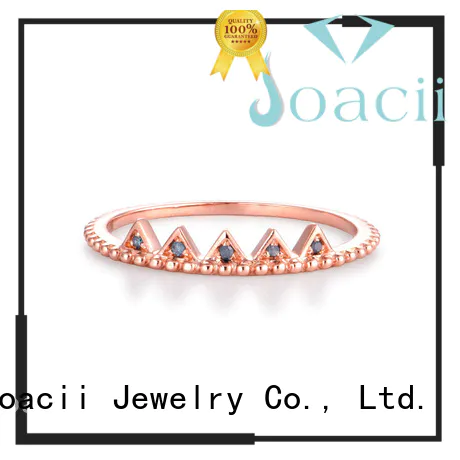 Joacii blue diamond ring supplier for party