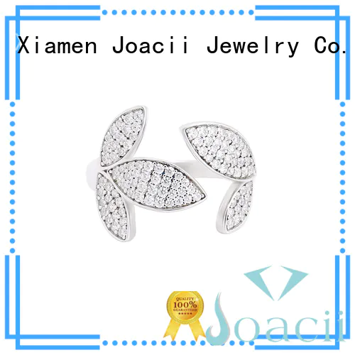 Joacii hot selling blue diamond ring manufacturer for wedding