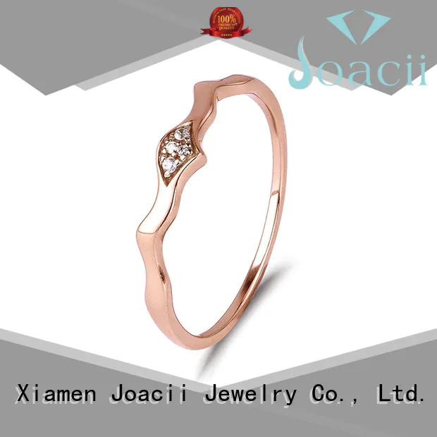 Joacii white gold wedding rings promotion for girlfriend
