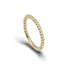 Solid Sterling Silver Ring Band 18K Gold Plated for Women