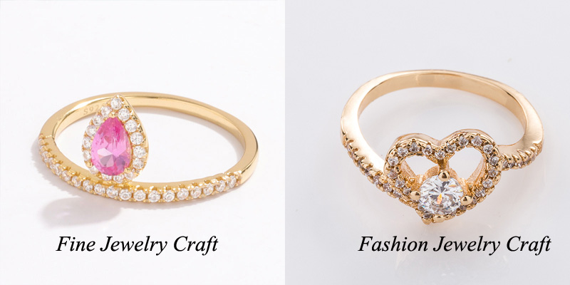 difference between fine jewelry and fashion jewelry