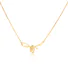 Silver Knot Necklace Gold Plated