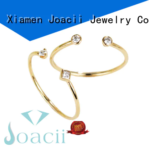 Joacii graceful white gold wedding rings promotion for wedding