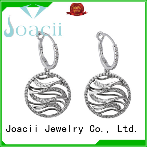 Joacii pure gold drop earrings supplier for gifts