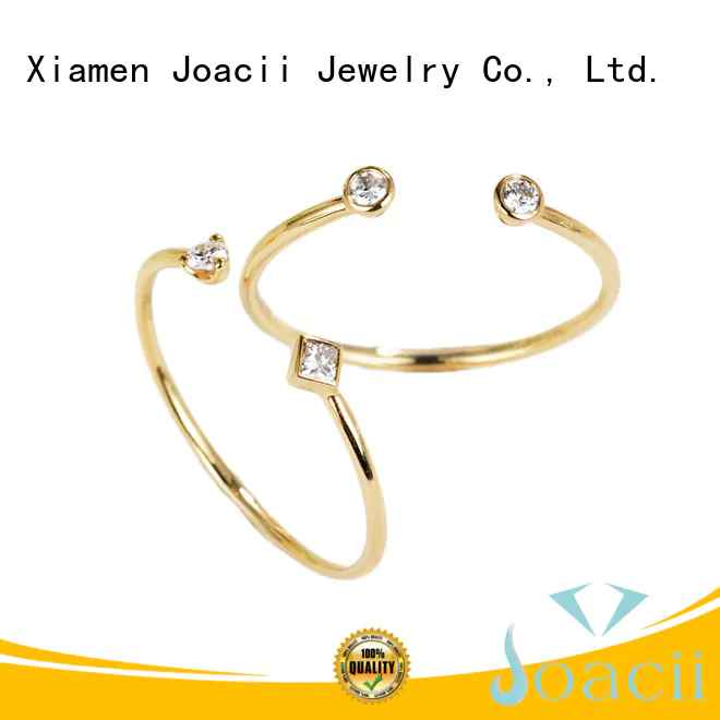 Joacii cubic zirconia rings supplier for party