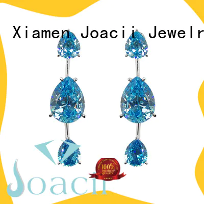 Joacii shaped white gold hoop earrings on sale for wife